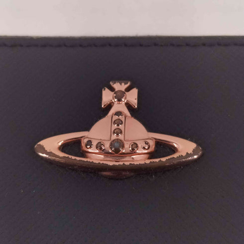 ヴィヴィアンウエストウッド Vivienne Westwood ラウンドファスナー 長財布 ローズゴールド レディース