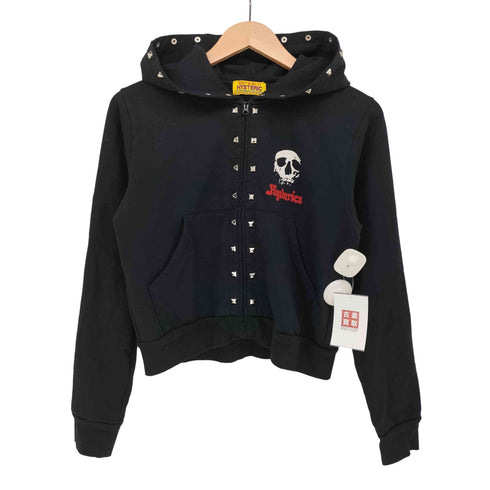 ヒステリックグラマー HYSTERIC GLAMOUR 25SS SKULL BERRY ショート丈パーカー レディース FREE