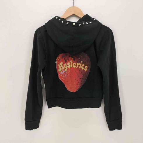 ヒステリックグラマー HYSTERIC GLAMOUR 25SS SKULL BERRY ショート丈パーカー レディース FREE