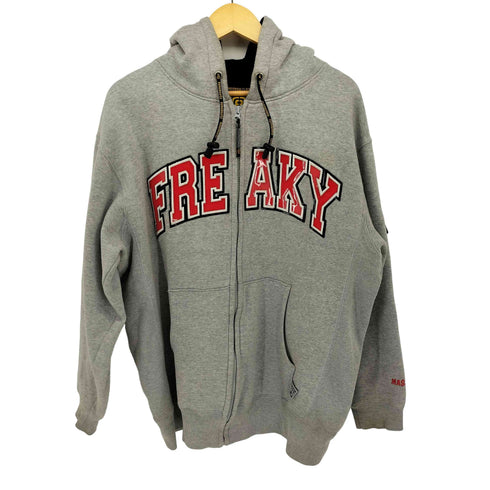 FREAKY 90S B系 フロントロゴ ジップアップパーカー メンズ import:L