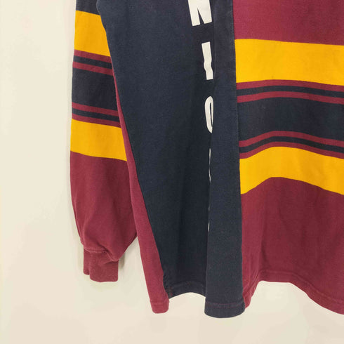 DYNASTY カレッジロゴ ラガーシャツ メンズ XL