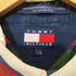 トミーヒルフィガー TOMMY HILFIGER 90s ロゴ刺繍 ストライプ ボタンダウンシャツ メンズ L/G