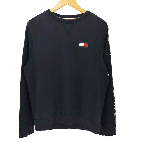 トミーヒルフィガー TOMMY HILFIGER フレンチテリー ロゴ ロングスリーブスウェット メンズ XL