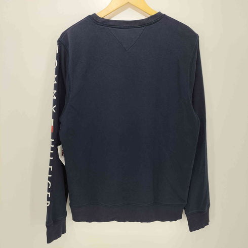 トミーヒルフィガー TOMMY HILFIGER フレンチテリー ロゴ ロングスリーブスウェット メンズ XL