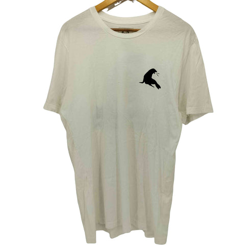 BE AMPHIBIOUS 両面プリントクルーネック半袖Tシャツ メンズ XL