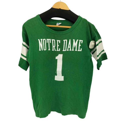 チャンピオン Champion 70S バータグ フットボール Tシャツ NOTRE DAME メンズ import:M