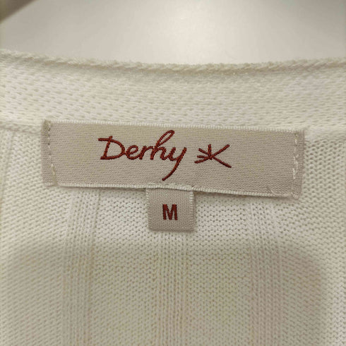 derhy s/s ボーダースキッパーニット ラメ レディース
