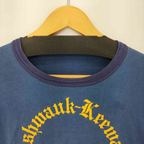 ベルバシーン Velva Sheen 60S~70S ラバープリント リンガーTシャツ メンズ import:L