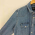 ザラ ZARA デニム ウエスタン シャツ メンズ import:M