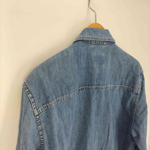 ザラ ZARA デニム ウエスタン シャツ メンズ import:M
