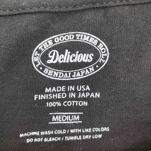 Delicious SENDAI スケーター プリントTシャツ USA製 メンズ import:M