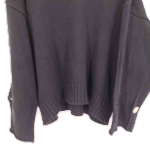 マウジー moussy 20SS SHELL BUTTON SLEEVE PULLOVER シェル ボタン スリーブ プルオーバー ニット レディース FREE