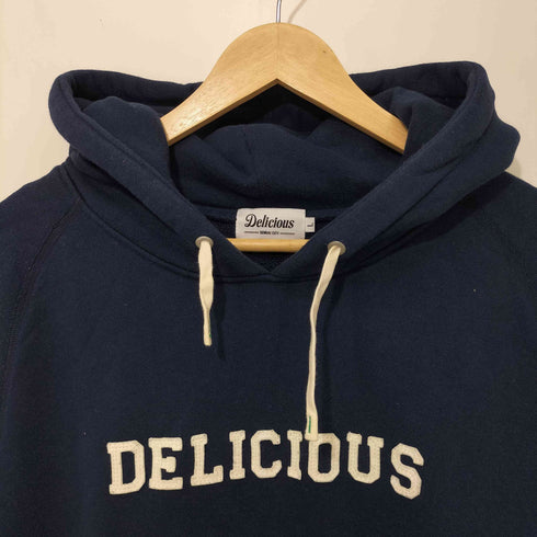 Delicious SENDAI ロゴ刺繍 プルオーバーパーカー メンズ import:L