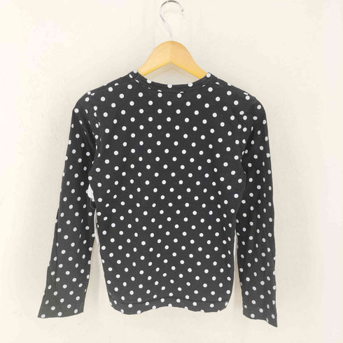 プレイコムデギャルソン PLAY COMME des GARCONS ロゴワンポイントドットカットソー レディース import:M