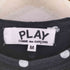 プレイコムデギャルソン PLAY COMME des GARCONS ロゴワンポイントドットカットソー レディース import:M
