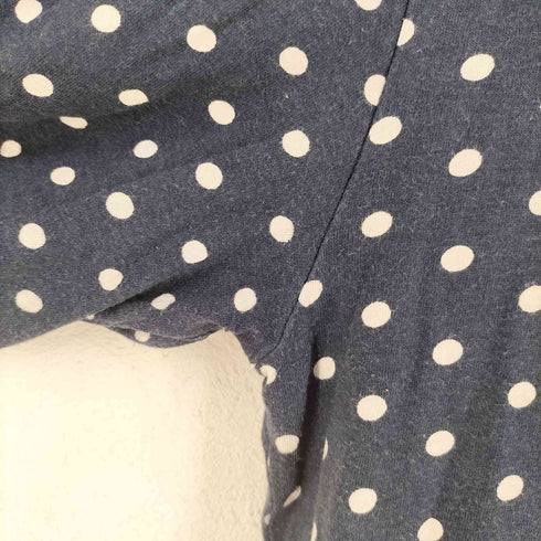 コムデギャルソン COMME des GARCONS 七分袖 ドット柄コットンクルーネックカットソー レディース import:M