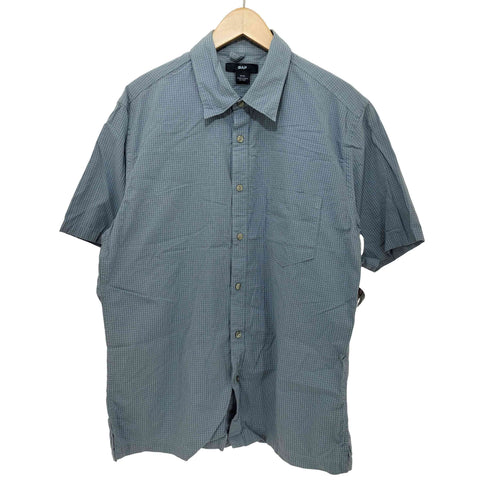 ギャップ Gap 00s OLD GAP チェック柄 半袖シャツ メンズ JPN:M