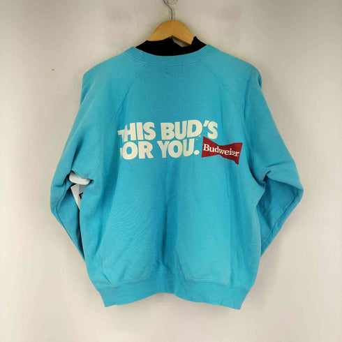 バドワイザー Budweiser 90S バックプリント L/S ラグランスウェット レディース