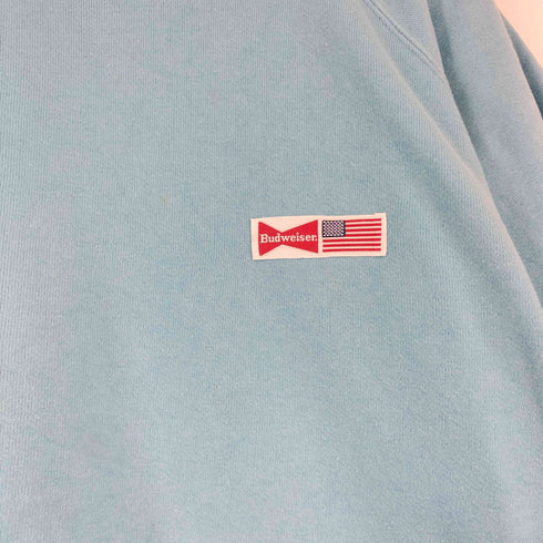 バドワイザー Budweiser 90S バックプリント L/S ラグランスウェット レディース