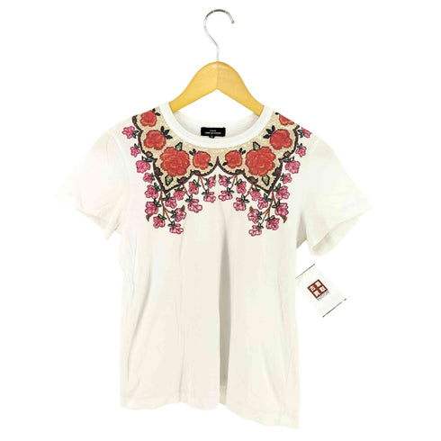 トリココムデギャルソン tricot COMME des GARCONS 18SS フラワープリントTシャツ レディース import:M