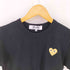 プレイコムデギャルソン PLAY COMME des GARCONS ゴールドハートワッペンTシャツ レディース import:M
