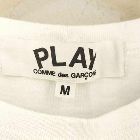 プレイコムデギャルソン PLAY COMME des GARCONS ゴールドハートワッペンTシャツ レディース import:M