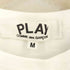 プレイコムデギャルソン PLAY COMME des GARCONS ゴールドハートワッペンTシャツ レディース import:M