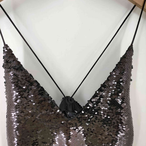 ザラ ZARA Sequin Cropped Top スパンコール シークイン クロップド トップ レディース import:XS