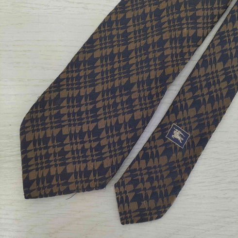 バーバリーロンドン BURBERRY LONDON 総柄 ウールシルク ネクタイ メンズ