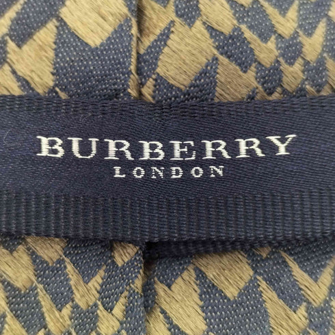 バーバリーロンドン BURBERRY LONDON 総柄 ウールシルク ネクタイ メンズ