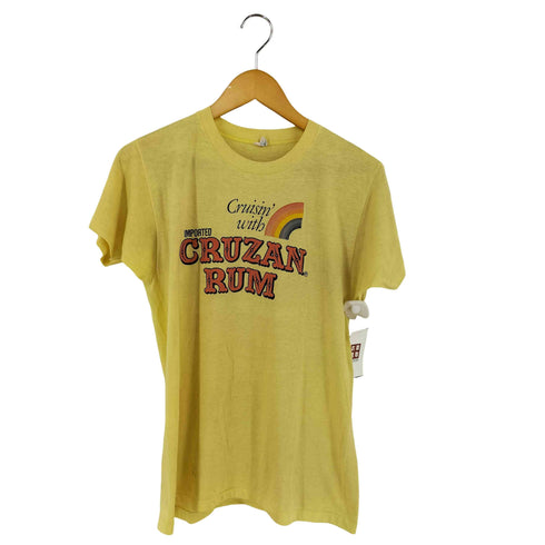 カルクルー Cal Cru CRUZAN RUNロゴ Tシャツ メンズ import:L