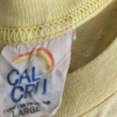 カルクルー Cal Cru CRUZAN RUNロゴ Tシャツ メンズ import:L