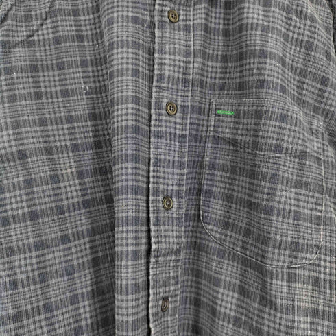 トミーヒルフィガー TOMMY HILFIGER チェックBD L/S コーデユロイシャツ レディース import:M