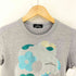 トリココムデギャルソン tricot COMME des GARCONS グリッターフラワープリントTシャツ レディース import:S