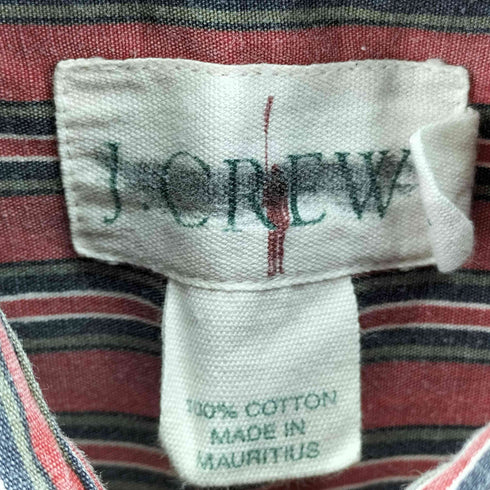 ジェイクルー J.CREW 90S 巨人タグ L/S ストライプシャツ メンズ import:M