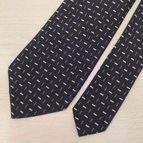 イブサンローランプールオム Yves Saint Laurent Pour Homme 総柄 シルク ネクタイ メンズ