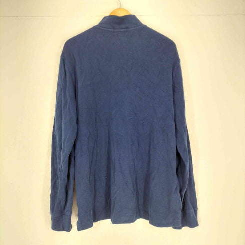 ポロラルフローレン POLO RALPH LAUREN ESTATE RIB ポニー刺繍ハーフジップニット メンズ JPN:L