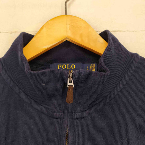 ポロラルフローレン POLO RALPH LAUREN ESTATE RIB ポニー刺繍ハーフジップニット メンズ JPN:L