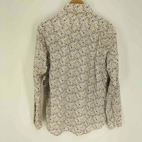 タケオキクチ TAKEO KIKUCHI 総柄 ワイドカラー L/S シャツ メンズ