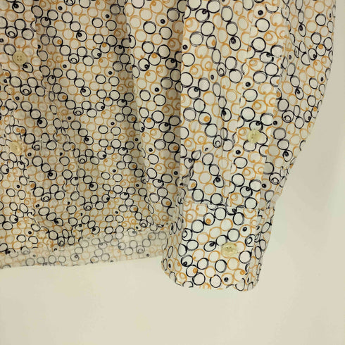 タケオキクチ TAKEO KIKUCHI 総柄 ワイドカラー L/S シャツ メンズ
