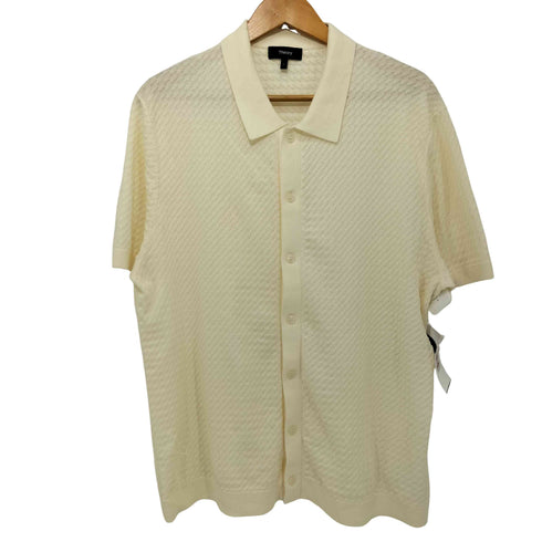 セオリー theory CAIRN SS SHIRT ニット シャツ メンズ import:L
