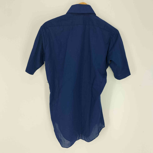 kie デカ襟 ポリ コットン シアー S/S シャツ メンズ