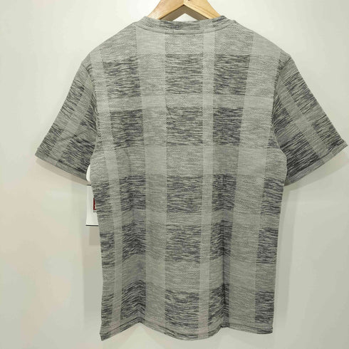 ブラックレーベルクレストブリッジ BLACK LABEL CRESTBRIDGE メランジシャドーチェックTシャツ メンズ M