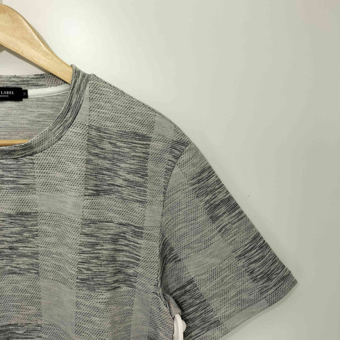 ブラックレーベルクレストブリッジ BLACK LABEL CRESTBRIDGE メランジシャドーチェックTシャツ メンズ M