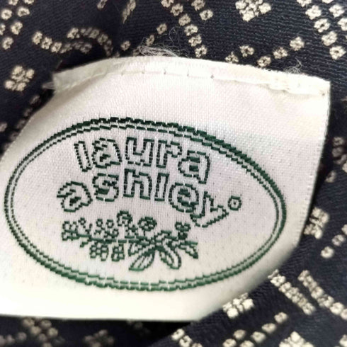 ローラアシュレイ LAURA ASHLEY S/S 総柄ワンピース レディース import:M