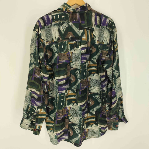 Helene DE MICHEL 総柄 L/S シルク シャツ メンズ JPN:M
