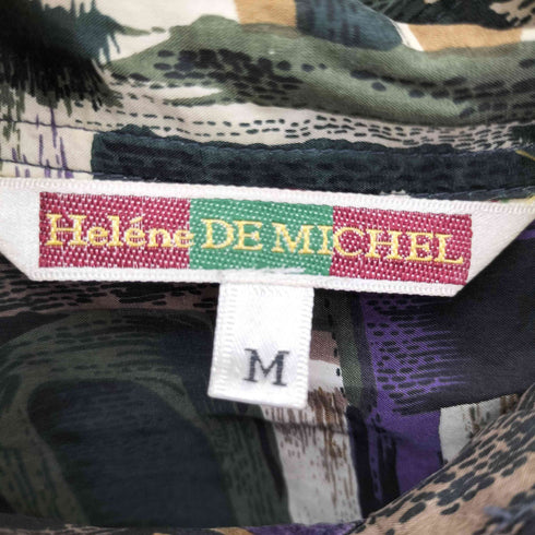 Helene DE MICHEL 総柄 L/S シルク シャツ メンズ JPN:M
