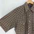 ラングラー Wrangler 襟芯 S/S ウエスタン チェック シャツ メンズ import:M
