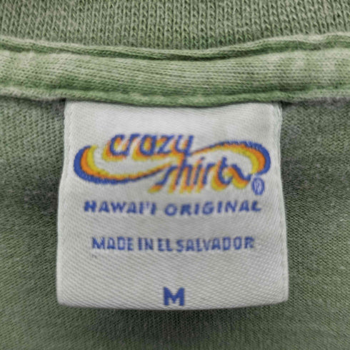 クレイジーシャツ CRAZY SHIRTS 00S DAD 両面 プリント Tシャツ メンズ import:M