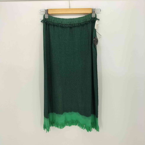 イッセイミヤケ ISSEY MIYAKE A-POC INSIDE フリンジ ニットスカート レディース JPN:2